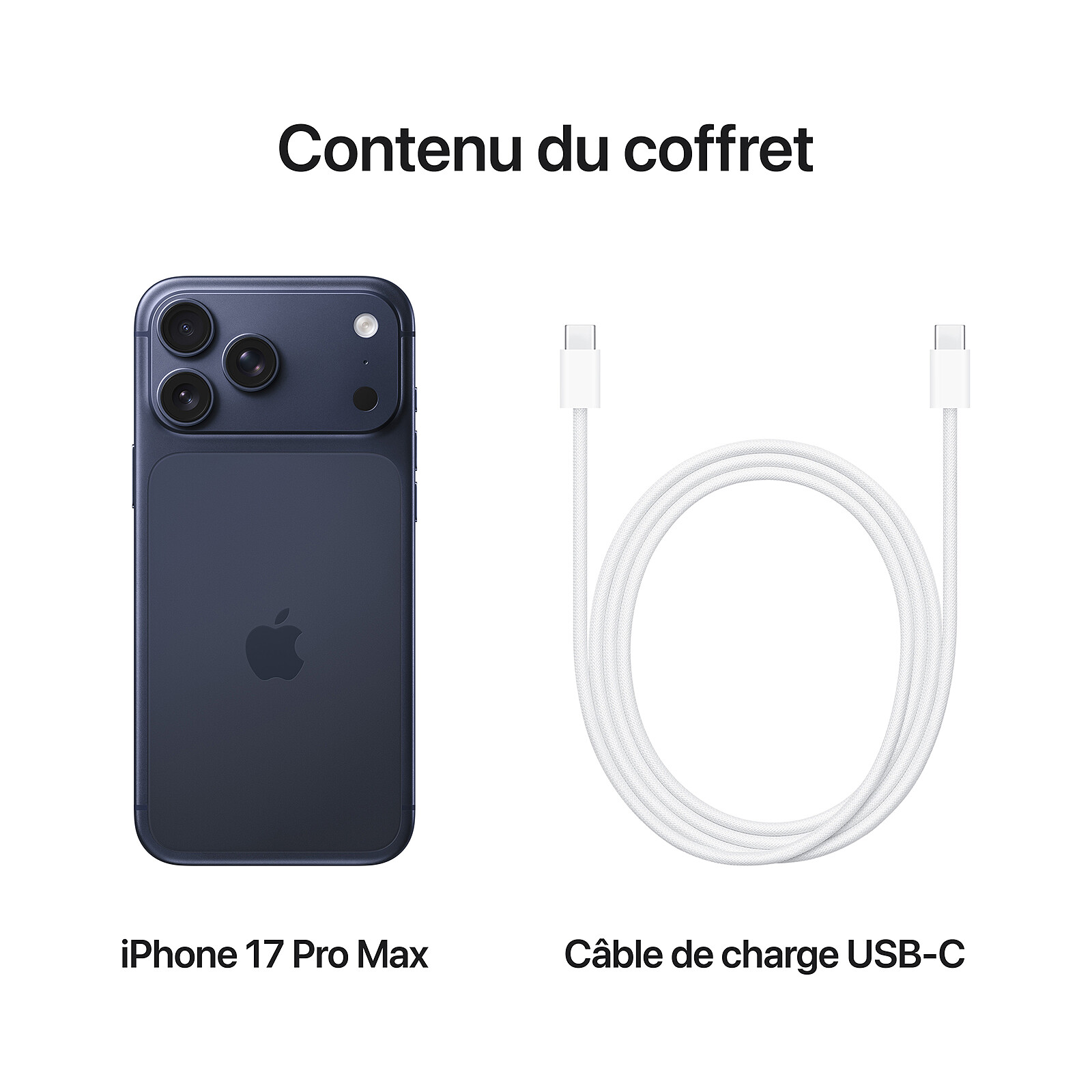 iPhone 17 Pro Max 256 GB, 1 SIM, non activé, bleu